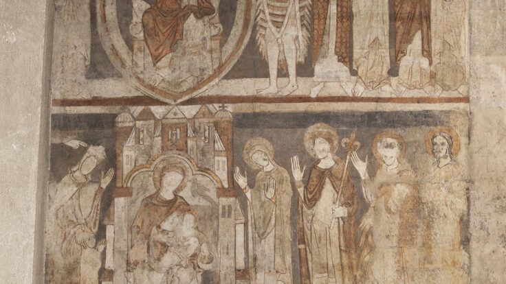 Darstellung des Heiligen Franziskus auf der Westempore